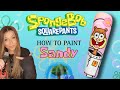 🐿 How To Paint Sandy Cheeks From SpongeBob | Step By Step Nail Art Tutorial | Cute Summer Design