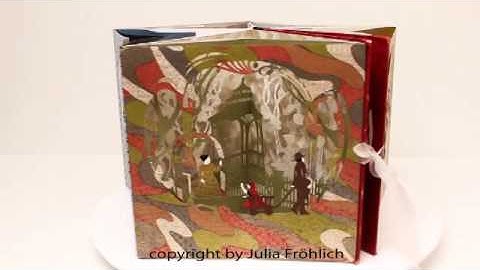 Incredible intricate paper cut Pop-up Carousel