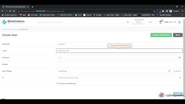 How to Add User in DIrect Admin - Voxfor
