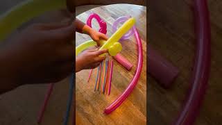 Ballonnen vouwen #balloon  papegaai in een rondje / cirkel. balloon folding easily explained parrot