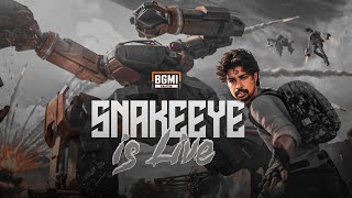 Bgmi Rush Gameplay in Squad Let's Subscriber to SnakeEye Gaming! #livestream #live