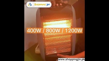 Electric Heater | 1200W Halogen Heater by Shoppingjin.pk