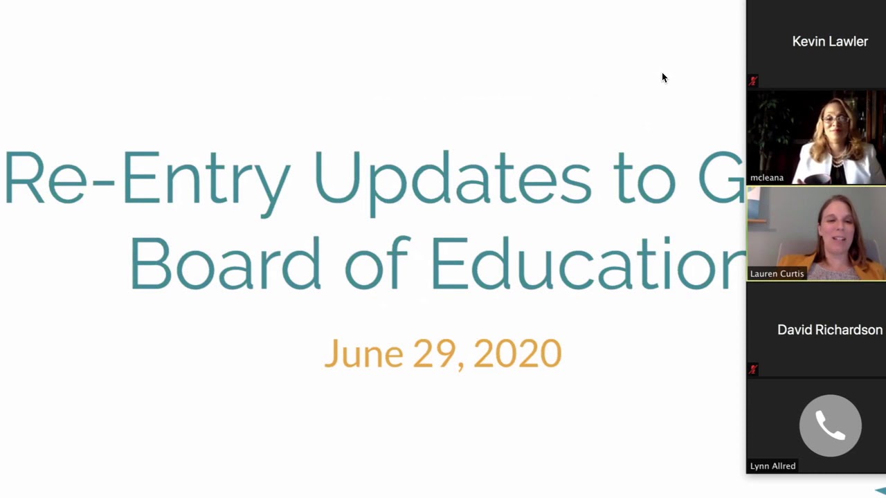 Granville County Schools BOE Meeting 6292020 YouTube