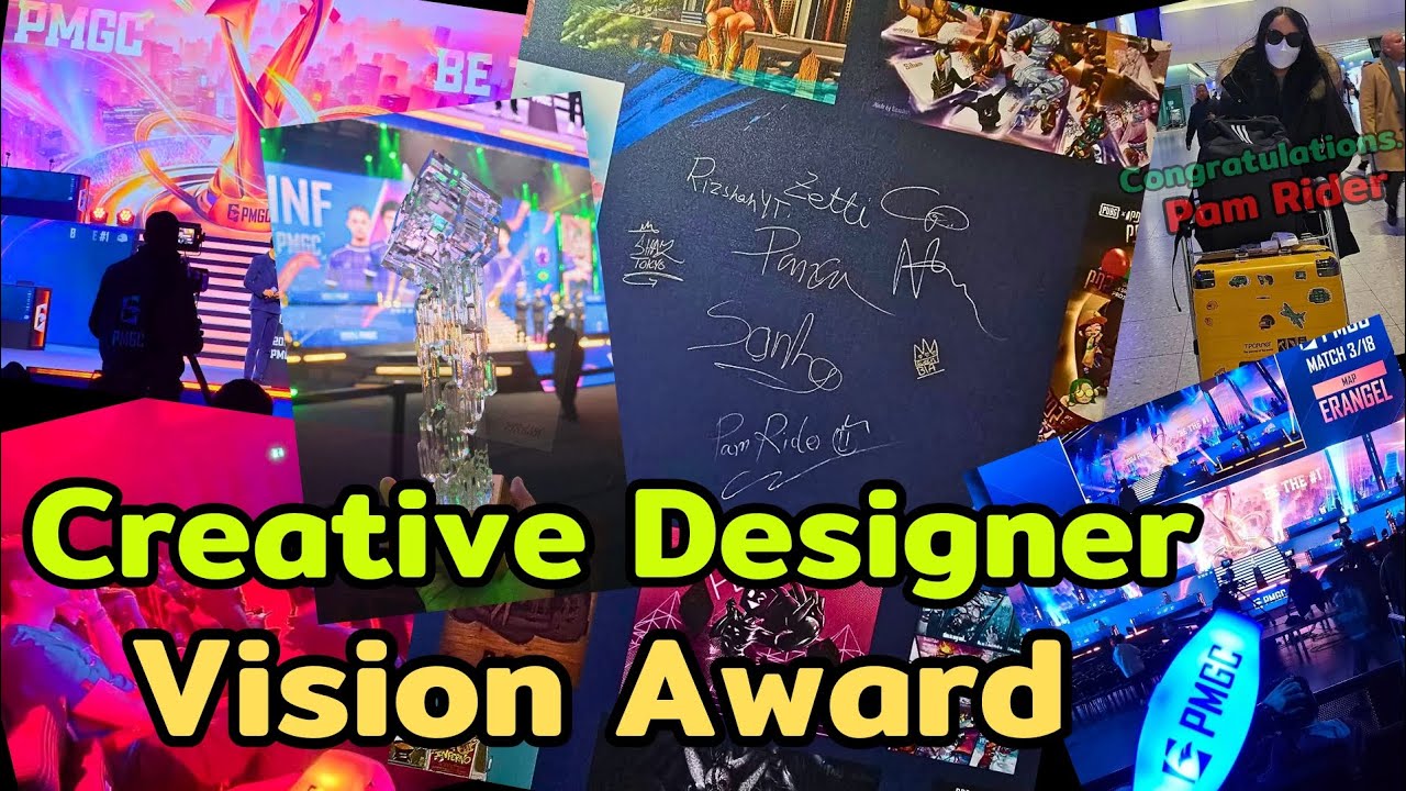 ยินดีกับ Pam Rider รับรางวัล Creative Designer Vision Award งาน PUBG ...
