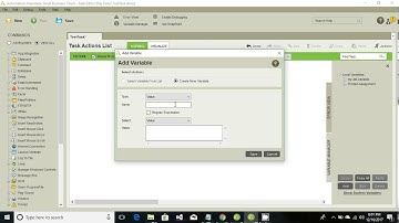 Part-4 Automation Anywhere-User Variables Value & Random Type