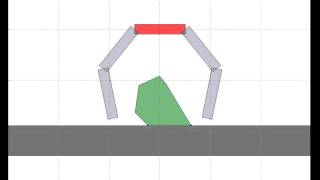 2D grasp experiment.