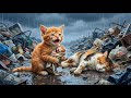Kitten Saved Newborn From Trash😭...But Lost Mama Cat | Emotional Cat Story