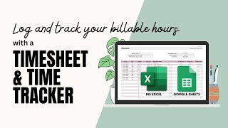 Timesheet and Time Tracker Spreadsheet