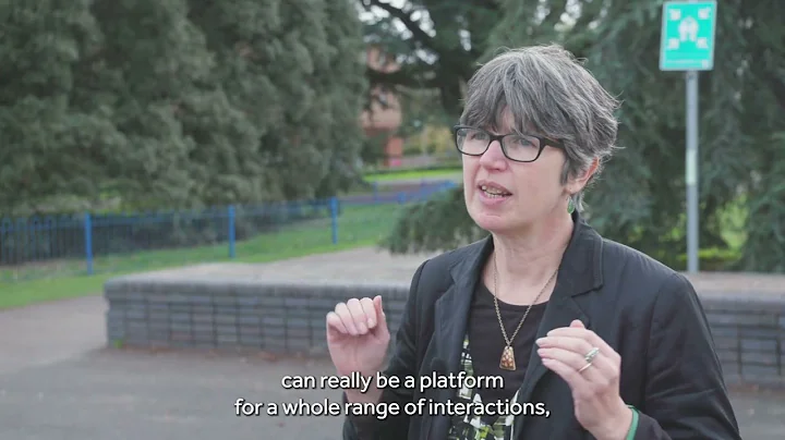 Kathryn Packer speaks at the University of Reading...