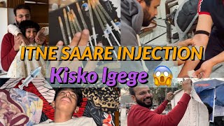 Itne injection 💉💉kisko lgege😱,loose motion hogye 🤢 manan ko 😂| vlog 119