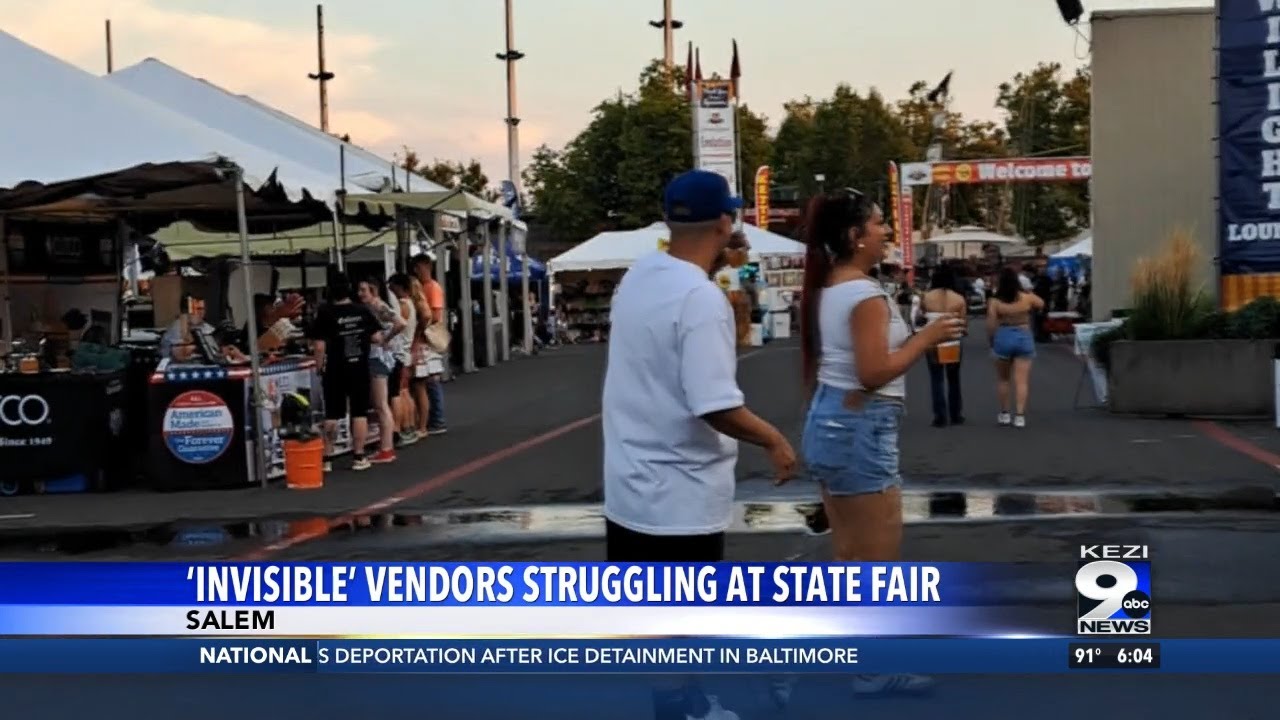 Продавцы на ярмарке штата Орегон говорят, что неудачное размещение товара снижает их продажи