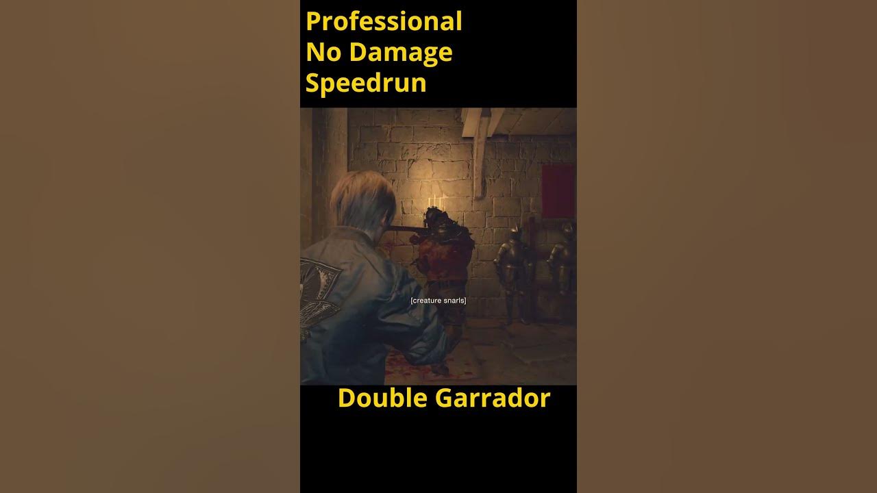 Resident Evil 4 Remake Double Garrador Professional No Damage Speedrun
