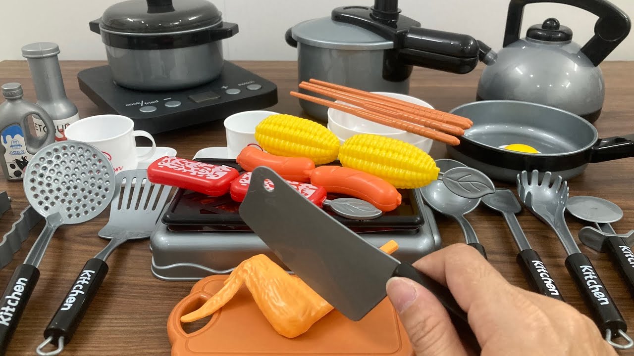 [ASMR] 5 Minutes Satisfying With Unboxing Kitchen Playset | 🍲🍜Review ASMR 