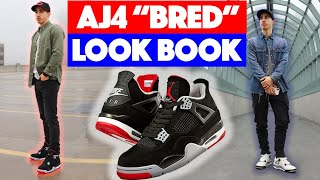 outfits with jordan 4 bred