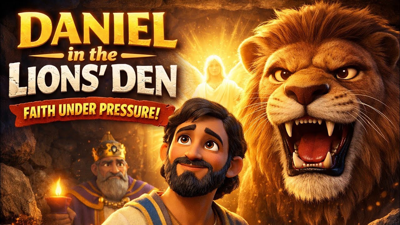 История Даниила во львином логове: объяснение | Вера под давлением (анимированная библейская исто...
