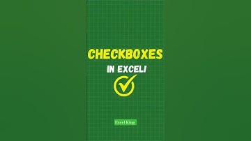 Unlock Checkbox Secrets in Excel ✅ #ExcelHacks #ExcelTips #ExcelTutorial #excelcheckbox #exceltricks