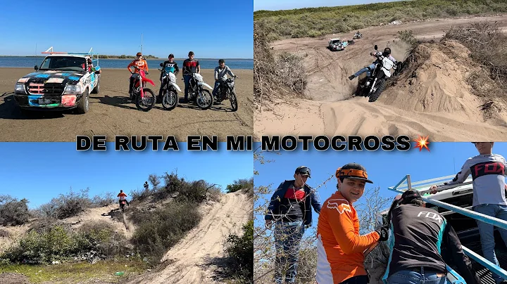 ME VOY DE RUTA EN MI MOTOCROSS, CON MI PRIMO MARIO...