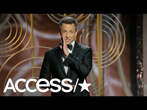 Seth Meyers Takes Aim At Harvey Weinstein, Kevin Spacey & Donald Trump At The 2018 Golden Globes