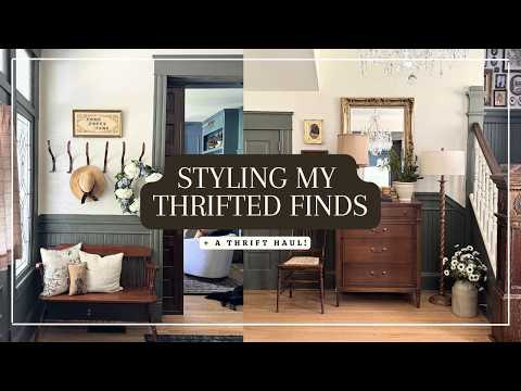 STYLING THRIFTED FINDS + a fun thrift haul!