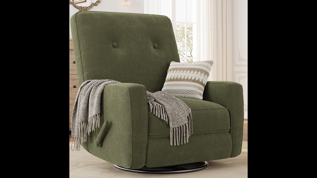 Review: GarveeHome Swivel Rocker Recliner – 360° Glider Comfort for Any Room