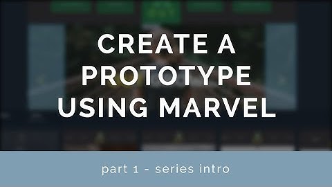 Part 1: Create a prototype using Marvel | STWebDesigner