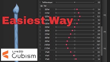 EASIEST Way To Rig Tails in Live2d + tips