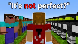 Minecraft but I join PERFECT CIVILIZATION @TresureToad