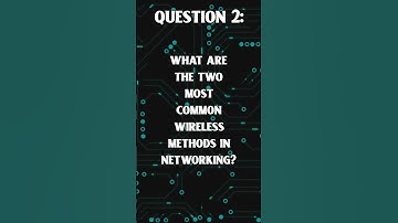 J277 Wired vs Wireless Networks Quick Fire Revision Questions