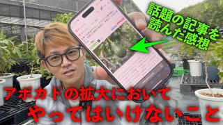 【話題の記事を読んで】アボカドの拡大において絶対にやってはいけないこと．アボカドはミカンの代わりになるのか？