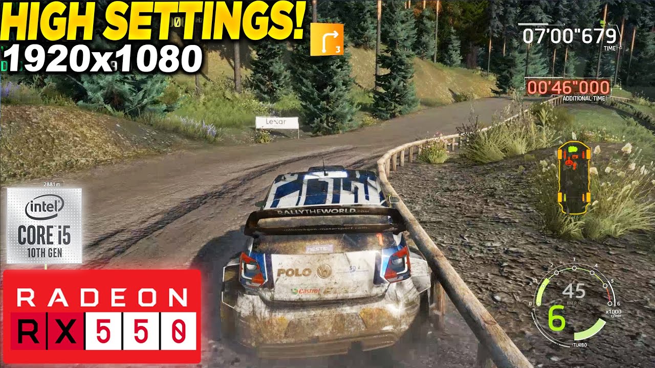 WRC 6 RX 550 - 1080p High, - YouTube