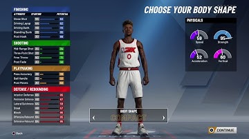 My nba2k 20 center build best center build in th game (NOT CLICKBAIT)