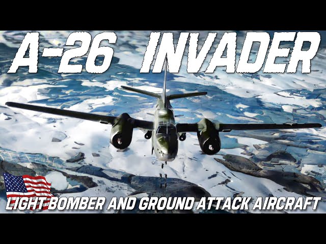 Douglas A 26 / B 26 Invader Light Bomber u0026 Ground Attack Aircraft | WW2, Korea, Vietnam.1942 - 1980 class=