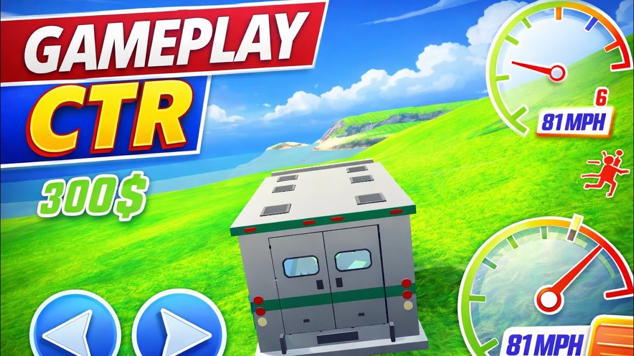 Crazy Van Speed Challenge 🚐💨 | 80+ MPH Gameplay | Epic Stunts & Funny Crashes!#games 