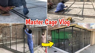 Master Cage Complete Vlog | Unique idea to make birds shed at home DIY | Mujeeb Birds Breeding