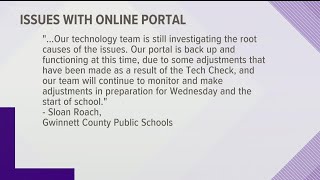 Gwinnett County Schools experience issues with online portal
