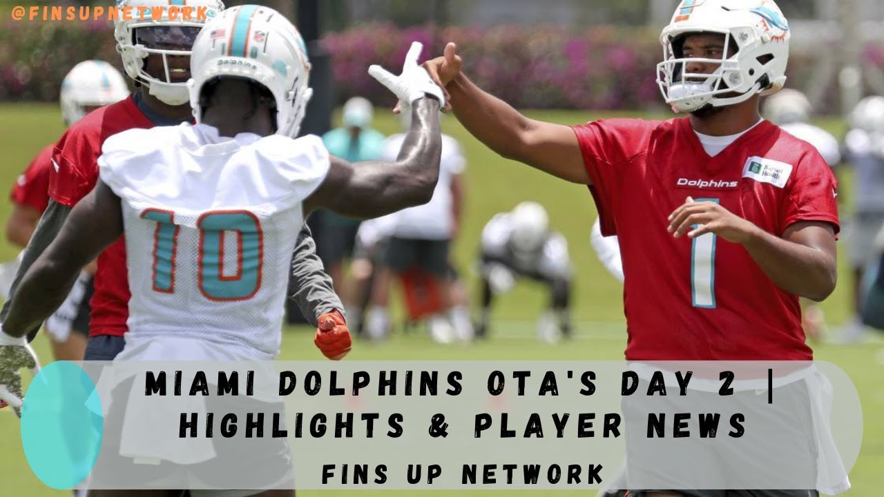 Dolphins News: Miami Dolphins OTA's Day 2 | Highlights, Player News, Media Availabilities