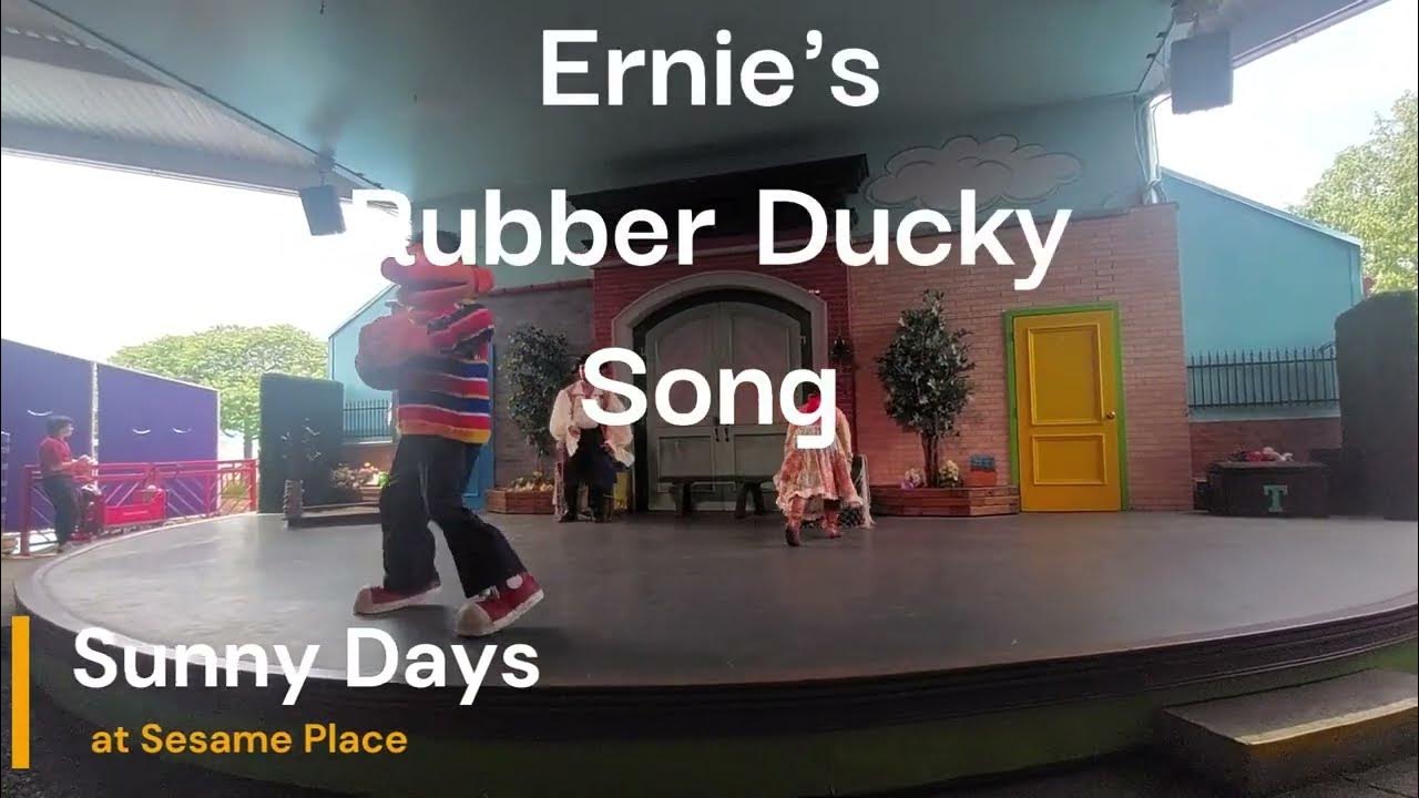 Ernie's Rubber Ducky Song at Sesame Place Sesame Street Character Bert