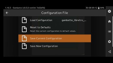 Saving configuration chaos in retroarch