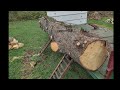 HOMESTEADING LOST ARTS: Load 1,000lb+ Logs On A Trailer Without A Tractor etc. PARBUNKLING 101