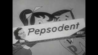 Pepsodent Toothpaste - Old Commercial with a jingle