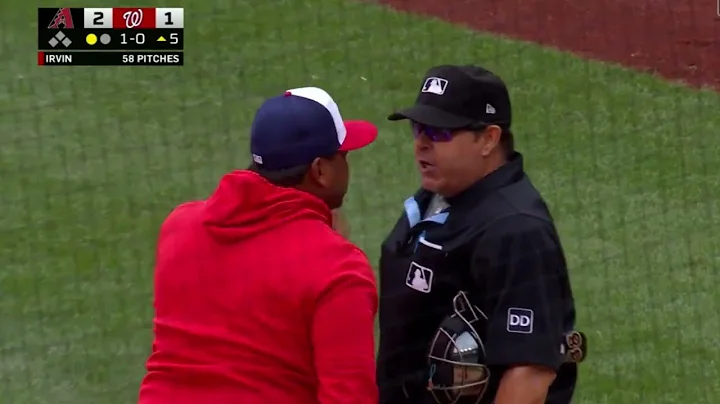 Dave Martinez gets ejected by home plate umpire