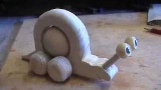 Build A Wooden Toy Snail