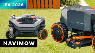 A closer look at the Navimow H5 Pro robotic lawn mower at IFA 2026