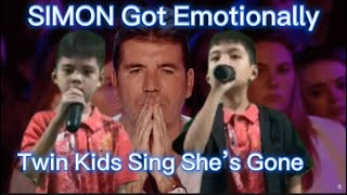 Britain's Got Talent Twin Kids Sing She's Gone