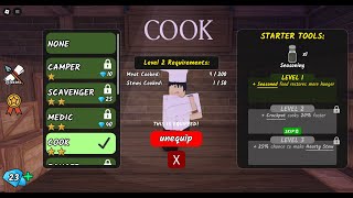 How to use the NEW Cook Class in 99 Nights In The Forest