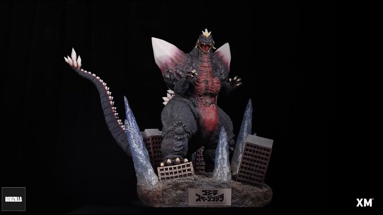 XM Studios SpaceGodzilla 1994 Ver A and Ver B(XM Exclusive) - YouTube