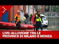 Live alluvione in lombardia tra la provincia di milano e brianza esonda il seveso diretta