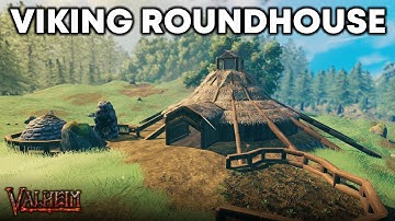 EASY Viking Roundhouse Build Tutorial | Valheim