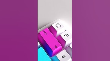 3D keyboard made in Blender 🔥🖥️⌨️ #3d #shorts #blender