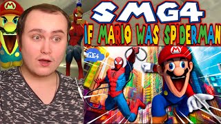 Smg4 If Mario Was Spiderman Reaction